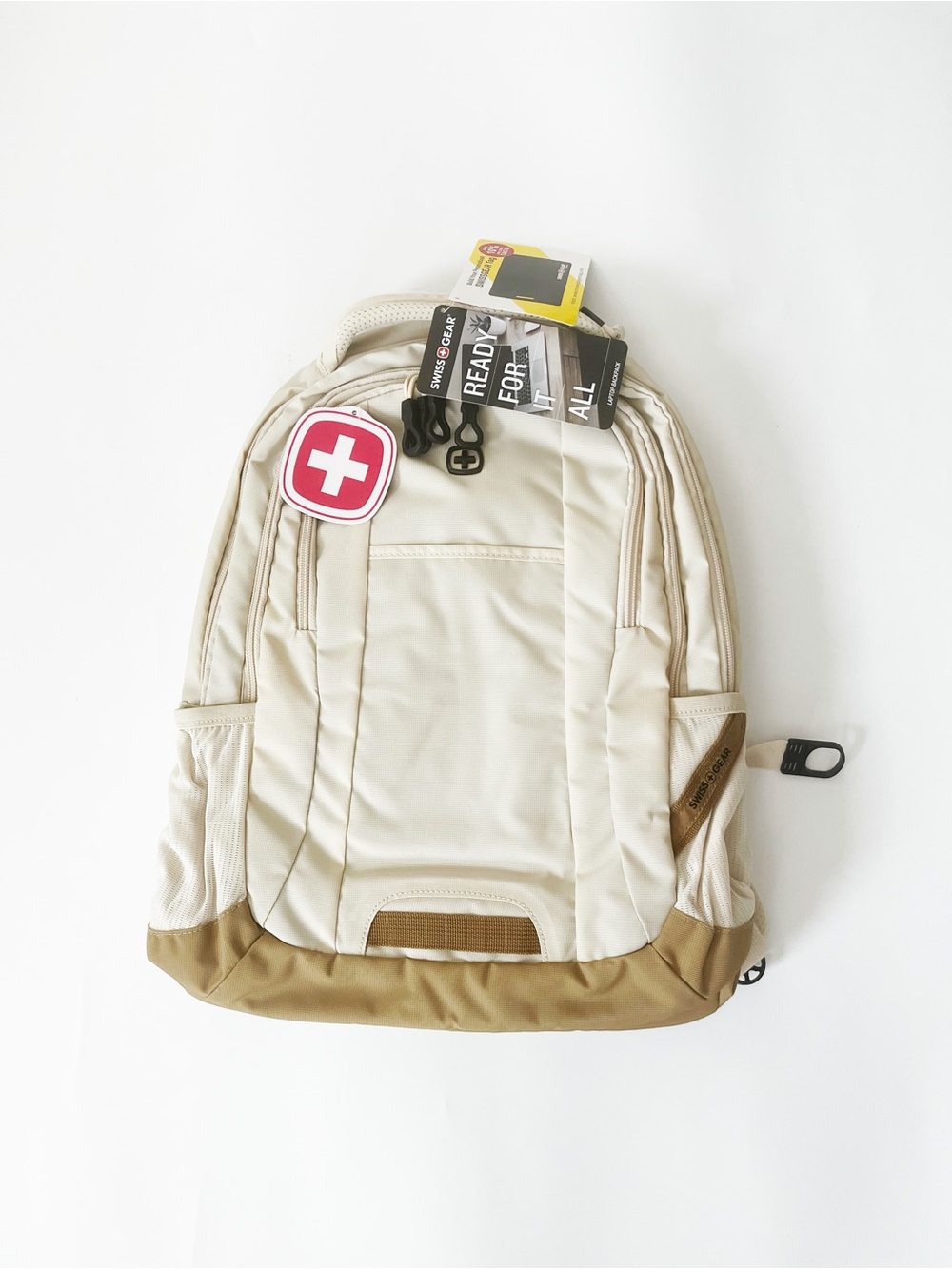 SWISSGEAR Cecil Laptop Backpack Cream/Sand